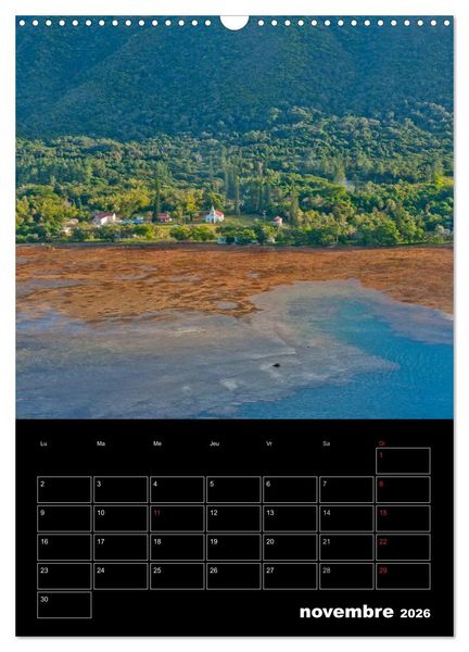 Produktbild: Paysages cal&eacute;doniens (Calendrier mural 2026 DIN A3 horizontal), CALVENDO calendrier mensuel