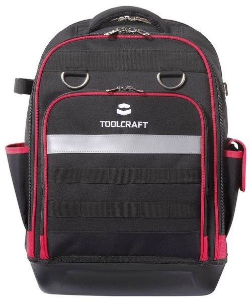 Produktbild: TOOLCRAFT TO-10207233 Werkzeugrucksack unbest&uuml;ckt (B x H x T) 35 x 45 x 23cm