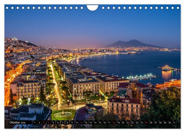 Produktbild: Neapel 2026 (Wandkalender 2026 DIN A4 quer), CALVENDO Monatskalender