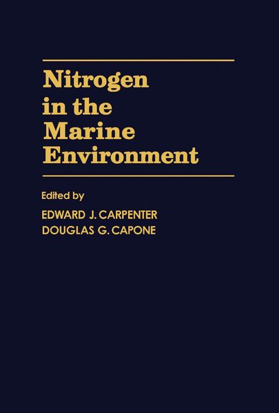 Produktbild: Nitrogen in the Marine Environment