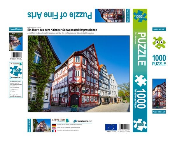 Produktbild: CALVENDO Puzzle Ein Motiv aus dem Kalender Schwalmstadt Impressionen | 1000 Teile Lege-Gr&ouml;&szlig;e 64x48cm Foto-Puzzle f&uuml;r gl&uuml;ckliche Stunden