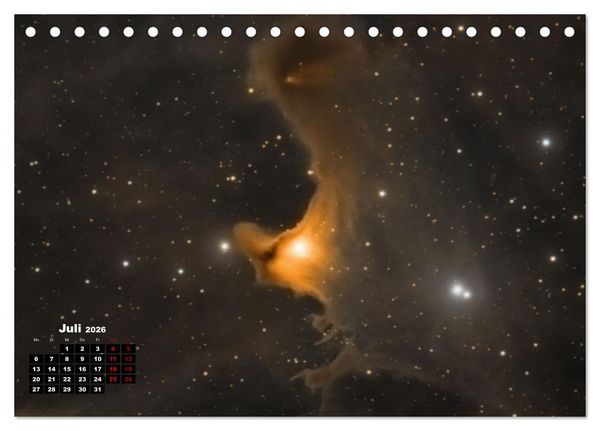 Produktbild: InfinityAstro - die Unendlichkeit im Bild - Astrofotos von Roland Schliessus (Tischkalender 2026 DIN A5 quer), CALVENDO Monatskalender