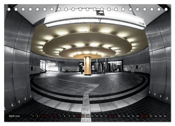 Produktbild: MAINHATTEN architektur kunst (Tischkalender 2026 DIN A5 quer), CALVENDO Monatskalender