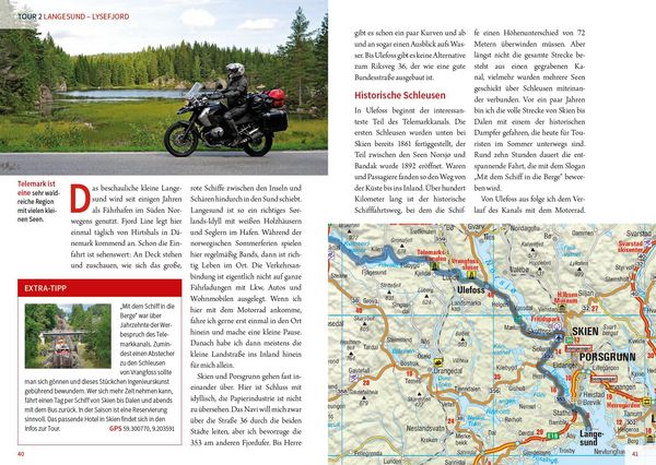 Produktbild: Motorrad Reisef&uuml;hrer Fjord-Norwegen