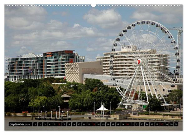 Produktbild: Brisbane (Wandkalender 2026 DIN A2 quer), CALVENDO Monatskalender