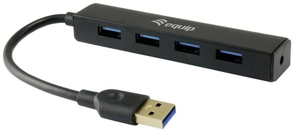 Equip 4 Port USB 3.0-Hub Schwarz
