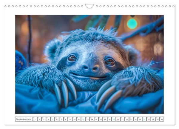 Produktbild: Snoozers Tr&auml;umende Abenteuer (Wandkalender 2026 DIN A3 quer), CALVENDO Monatskalender