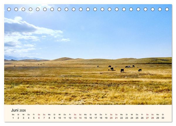 Produktbild: Zentralasien - Entlang der alten Seidenstra&szlig;e (Tischkalender 2026 DIN A5 quer), CALVENDO Monatskalender