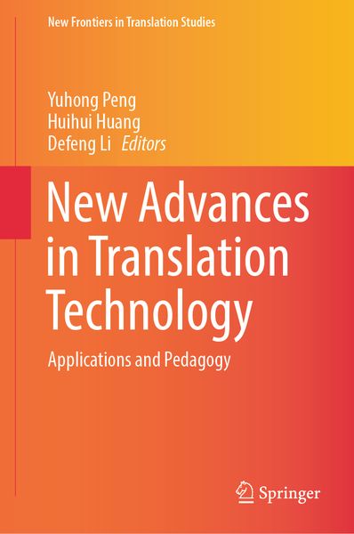 Produktbild: New Advances in Translation Technology