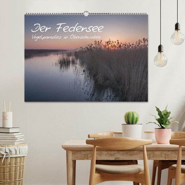 Produktbild: Der Federsee - Vogelparadies in Oberschwaben (Wandkalender 2026 DIN A2 quer), CALVENDO Monatskalender
