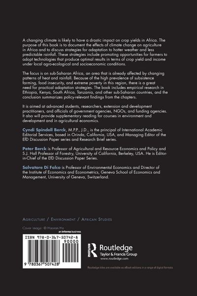Produktbild: Agricultural Adaptation to Climate Change in Africa