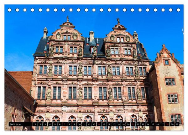 Produktbild: Historisches Heidelberg (Tischkalender 2026 DIN A5 quer), CALVENDO Monatskalender