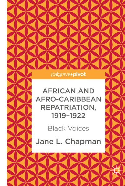 Produktbild: African and Afro-Caribbean Repatriation, 1919&ndash;1922