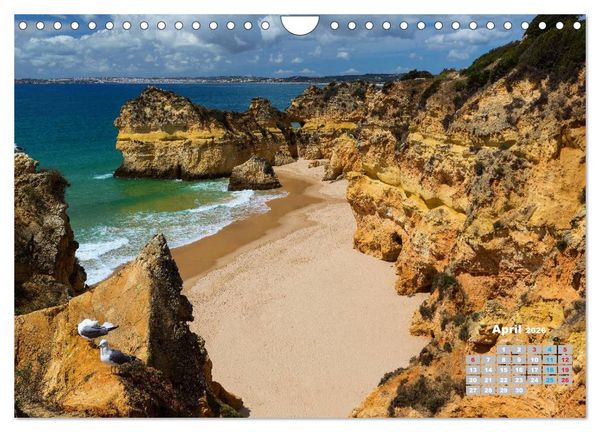 Produktbild: ALGARVE Portugals red coast (Wall Calendar 2026 DIN A4 landscape), CALVENDO 12 Month Wall Calendar