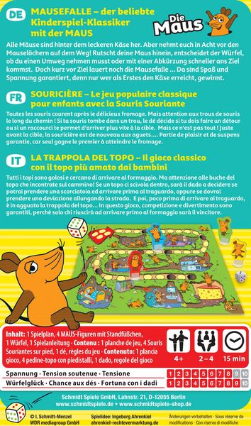 Produktbild: Die Maus, Mausefalle (Kinderspiel)