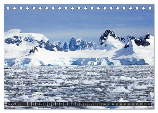 Produktbild: Antarktis - viaje.ch (Tischkalender 2026 DIN A5 quer), CALVENDO Monatskalender