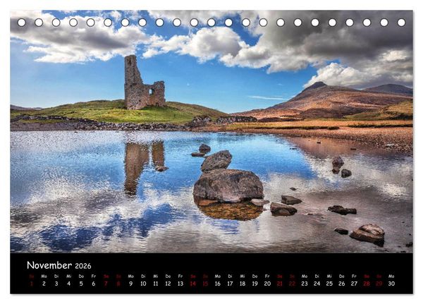 Produktbild: Schottland zum Verlieben (Tischkalender 2026 DIN A5 quer), CALVENDO Monatskalender