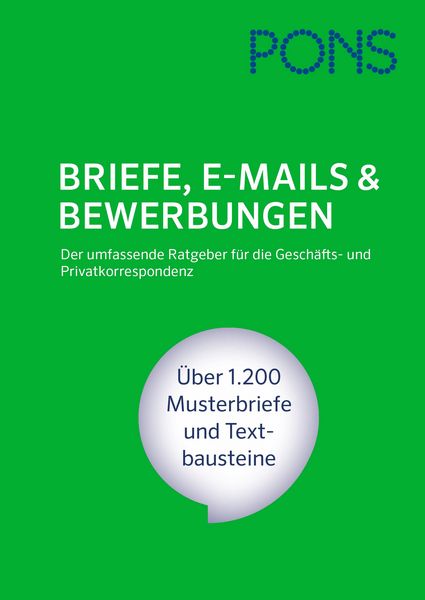 Produktbild: PONS Briefe, E-Mails & Bewerbungen