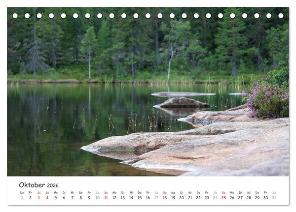 Produktbild: Schwedische Sehnsuchtsorte (Tischkalender 2026 DIN A5 quer), CALVENDO Monatskalender