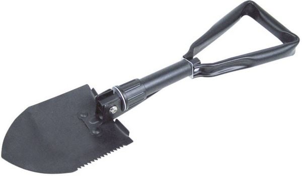 Berger & Schröter Folding shovel 31034 Klappspaten mit Harke, mit Sägekante, mit Tasche