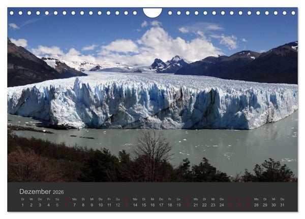 Produktbild: Von Iguaz&uacute; bis Ushuaia - vom Regenwald bis Feuerland (Wandkalender 2026 DIN A4 quer), CALVENDO Monatskalender