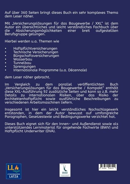 Produktbild: Versicherungsl&ouml;sungen f&uuml;r das Baugewerbe