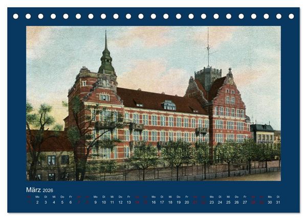 Produktbild: Lebendiges Hamburg von 1888 bis 1918 (Tischkalender 2026 DIN A5 quer), CALVENDO Monatskalender