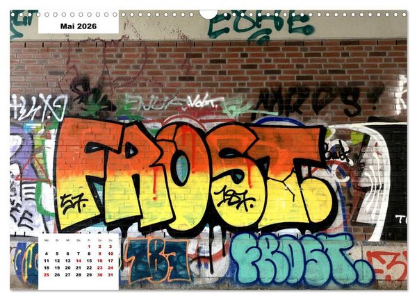 Produktbild: Hamburg Graffiti (Wandkalender 2026 DIN A3 quer), CALVENDO Monatskalender