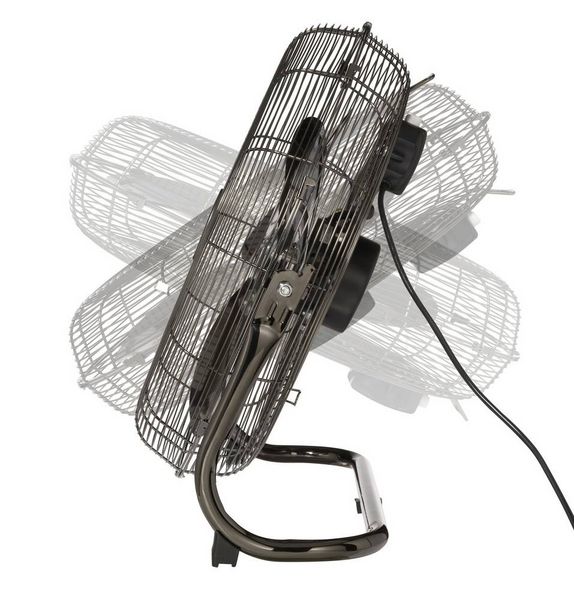 Produktbild: Sygonix Bodenventilator 120W (&Oslash; x H) 540mm x 540mm Schwarz