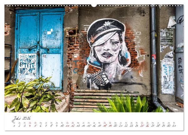 Produktbild: W&auml;nde sprechen B&auml;nde (hochwertiger Premium Wandkalender 2026 DIN A2 quer), Kunstdruck in Hochglanz