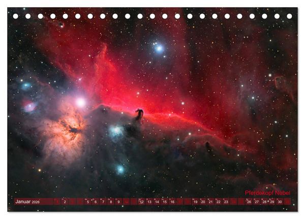 Produktbild: Deep Sky Kalender (Tischkalender 2026 DIN A5 quer), CALVENDO Monatskalender