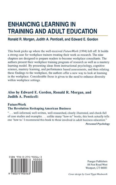 Produktbild: Enhancing Learning in Training and Adult Education