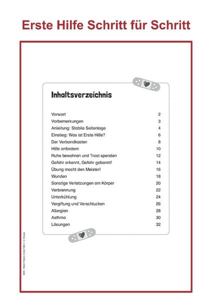 Produktbild: Erste Hilfe f&uuml;r kleine Helden