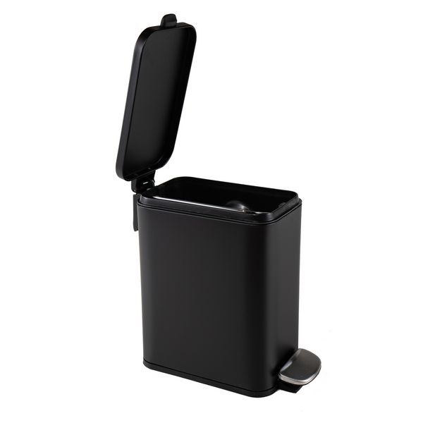 Produktbild: HTI-Living Pedalm&uuml;lleimer Modern 5L Schwarz Pedalm&uuml;lleimer Modern 5L Schwarz