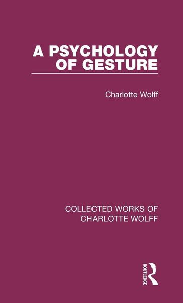 Produktbild: A Psychology of Gesture