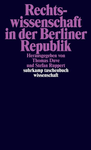 Produktbild: Rechtswissenschaft in der Berliner Republik