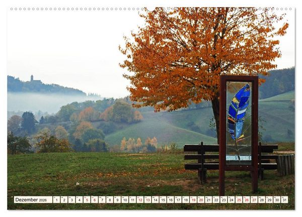 Produktbild: Viele Wege - ein Ziel Wandern im Odenwald (Wandkalender 2026 DIN A2 quer), CALVENDO Monatskalender