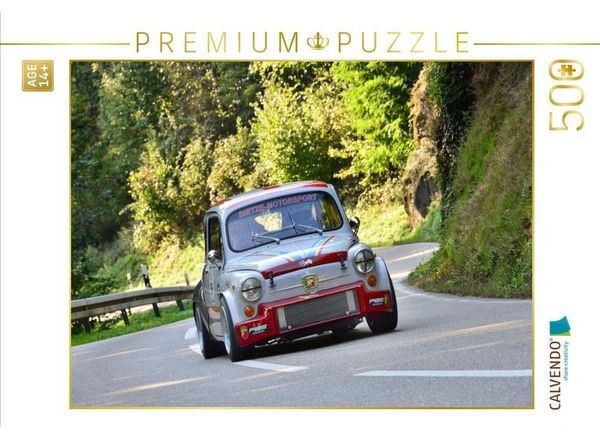 CALVENDO Puzzle Fiat Abarth 850 TC - 1964 | 500 Teile Lege-Größe 48 × 36 cm Foto-Puzzle für Erwachsene