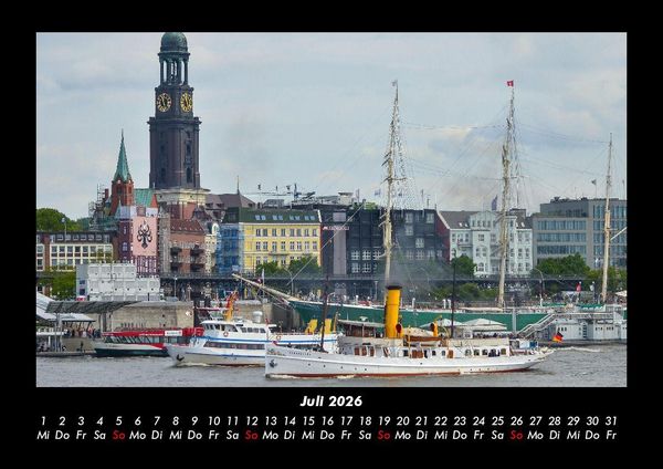 Produktbild: Hamburg 2026 Fotokalender DIN A3