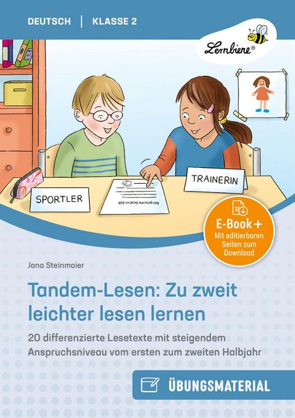 Produktbild: Tandem-Lesen: Zu zweit leichter lesen lernen