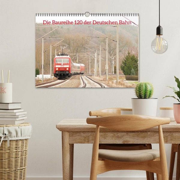 Produktbild: Die Baureihe 120 der Deutschen Bahn (Wandkalender 2026 DIN A3 quer), CALVENDO Monatskalender