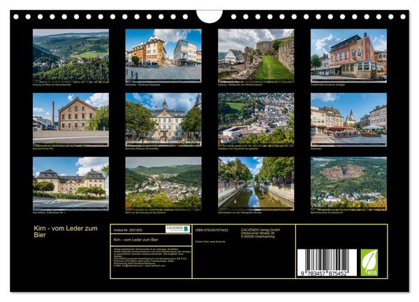Produktbild: Kirn - vom Leder zum Bier (Wandkalender 2026 DIN A4 quer), CALVENDO Monatskalender