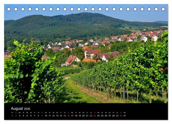 Produktbild: Baden-W&uuml;rttemberg 2026 (Tischkalender 2026 DIN A5 quer), CALVENDO Monatskalender