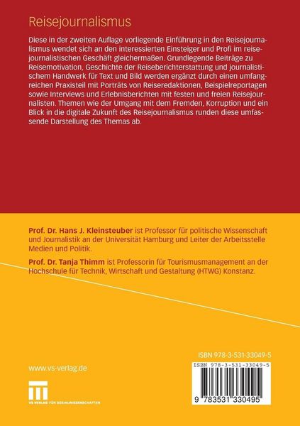 Produktbild: Reisejournalismus