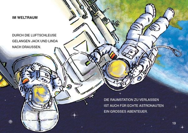 Produktbild: Lesel&ouml;wen 1. Klasse - Alarm auf der Weltraumstation