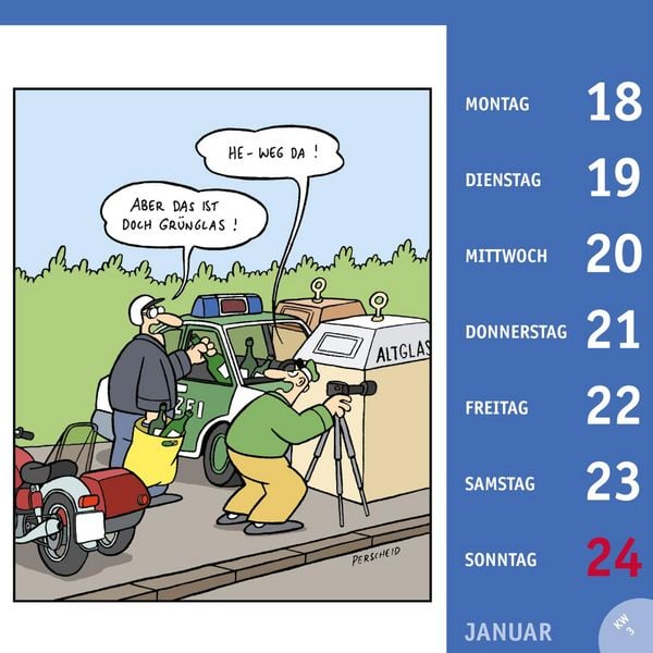 Produktbild: Perscheid Postkartenkalender 2027
