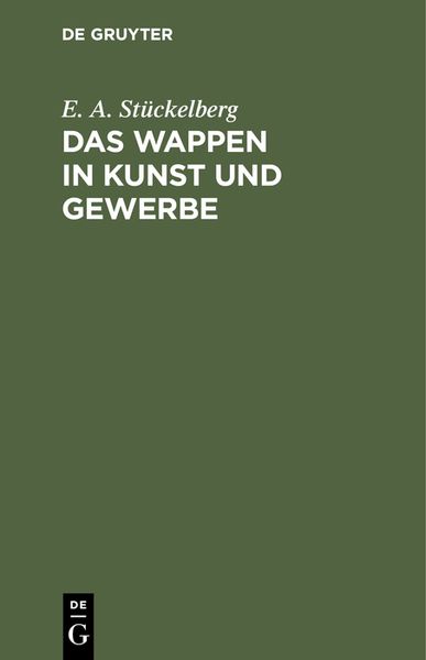 Produktbild: Das Wappen in Kunst und Gewerbe