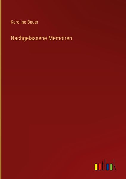 Produktbild: Nachgelassene Memoiren