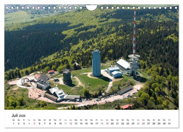 Produktbild: Th&uuml;ringen - mit Abstand betrachtet 2026 (Wandkalender 2026 DIN A4 quer), CALVENDO Monatskalender