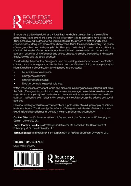 Produktbild: The Routledge Handbook of Emergence